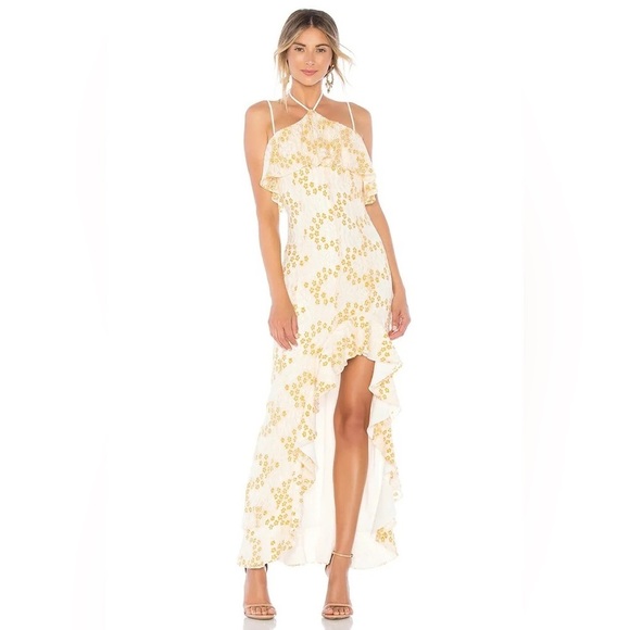 Lovers + Friends Oorja Floral Lace Midi Dress Size M NWOT - Picture 6 of 16